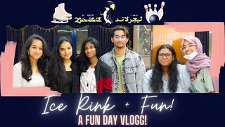 WE WENT ICE SKATING FOR THE FIRST TIME! FUN DAY VLOG!