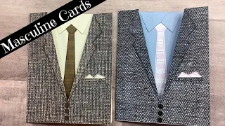Cool Handmade Masculine Cards/Masculine Cards for any Occasion/Cool Diy Masculine Cards for guys