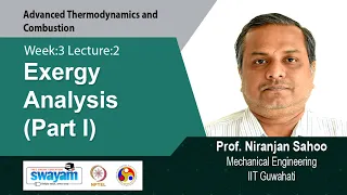 Lec 8: Exergy Analysis (Part I)