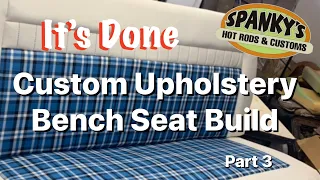 Hot Rod Custom Automotive Upholstery - Building a Custom Truck Seat “finally done part 3”