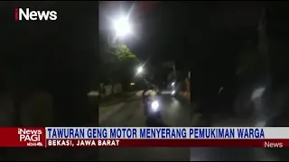 Janjian di Medsos, Dua Geng Motor Bersenjata Tajam Tawuran di Bantargebang, Bekasi #iNewsPagi 03/06