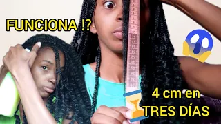 💥😱MI CABELLO CRECIÓ MUCHÍSIMO Usando un solo ingrediente ANTES Y DESPUÉS.