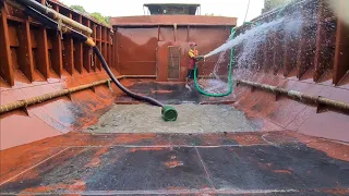 Quá trình bơm hết 1 ghe cát ở miền Tây/The process of pumping out 1 sand boat