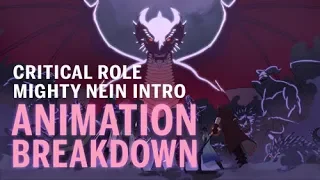 Critical Role Mighty Nein Intro - ANIMATION BREAKDOWN