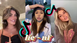 i heard you told your friends that i'm just not your type ~ lie (sped up) ♡ nf ♤ tiktok compilation