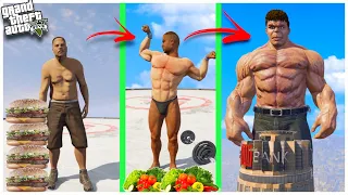 UPGRADING to become the STRONGEST MAN in GTA 5 ... (GTA 5 MODS)