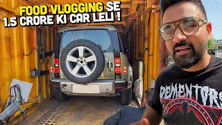 1st on YOUTUBE INDIA! 😍 | Food Vlogger buying Land Rover Defender 🔥❤️