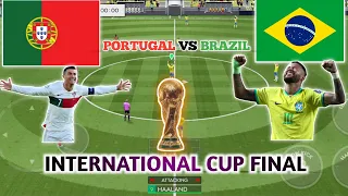 BRAZIL 🇧🇷 VS PORTUGAL 🇵🇹 💥 INTERNATIONAL CUP FINAL🏆FULL MACTH DREAM LEAGUE SOCCER 2024 GAMEPLAY.