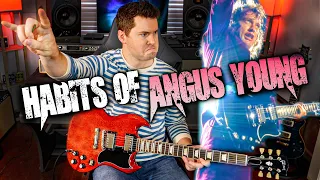 Guitar Habits of Angus Young