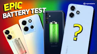 Redmi 12 5G EPIC Battery Test ft. Realme C55, Infinix Note 30 5G & Samsung Galaxy M14 5G [HINDI]