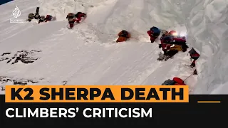 Record-breaking mountaineer denies leaving Sherpa to die on K2 | Al Jazeera Newsfeed