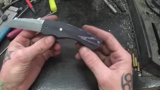 How To Make a Slip Joint Folding Knife Part 2 - Knife Making 004 - WSW