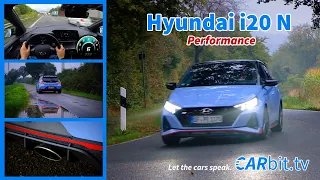 Hyundai i20 N Performance | Sound | Acceleration | 0-100 | 0-200 | Test | Autobahn | VMax | POV