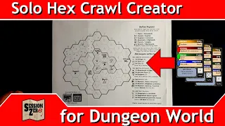 Solo Hex Crawl Creator with Dungeon World Oracle Deck #dungeonworld #solo