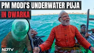 PM Modi Scuba Diving | PM Modi Dives Down To Submerged City Of Dwarka To Offer Prayers