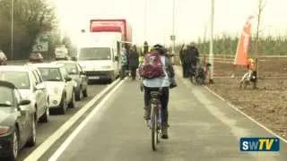 Opening of the Sustrans Cycle Path at South Marston. (21 March 2013)