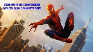 Spider-Man PS4 Free Roam|Raimi Suit| Danny Elfman Theme