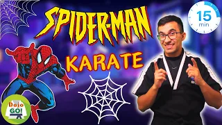 15 Minute Karate Lesson For Kids | Spider-Man | Dojo Go!