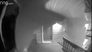 Alien caught on ring doorbell camera 👽😱