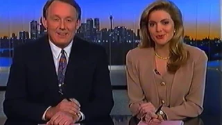 TEN News "LIVE on Air Marriage Proposal" 1993 (not Ron and Sandra)