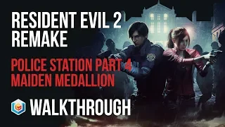 Resident Evil 2 Remake - Walkthrough Part 27 - Police Station Part 4, Maiden Medallion