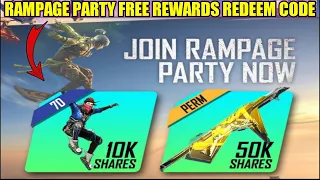 RAMPAGE PARTY FREE REWARDS REDEEM CODE - MR CREATIVE TAMIL