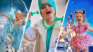 45 KIDS COSTUME RUNWAY SHOW Disney Princess Ana & Elsa Frozen, Minnie Mouse, Peppa Pig