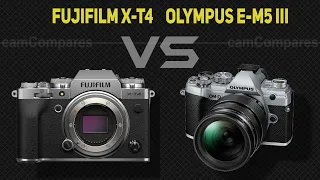 Fujifilm X-T4 vs Olympus E-M5 Mark III  [Camera Battle]