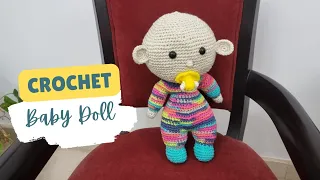 Crochet Baby Doll| Amigurumi in One Piece| Heart and Craft