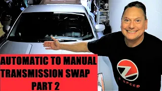 350z/G35 DE Manual swap: Part 2- Installing your New clutch and Manual trans #Nissan350z #Zociety