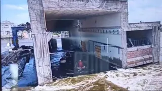 Гэс Новая Каховка разрушена, 8.06.2023. Ukraine, Nova Kakhovka dam collapse