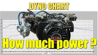 We dyno test a modified 212cc predator and the results are amazing