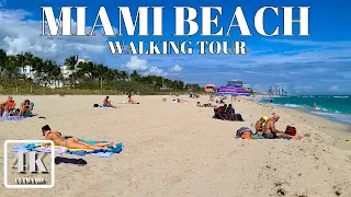 MIAMI BEACH WALKING TOUR 4K UHD 60 FPS FLORIDA USA FEBRUARY 2022