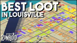 The BEST Places To Loot In Louisville! A Project Zomboid Multiplayer Looting Guide For Louisville!