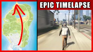 Walk Across the Map Timelapse | GTA 5