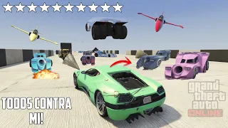 CARA A CARA TODOS CONTRA MI! NUEVO MINIJUEGO SUPER EPICO!! - CARRERA GTA 5 ONLINE