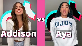 Addison Rae Vs Aya TikTok Dances Compilation 2020