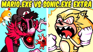 Friday Night Funkin' VS MARIO.EXE VS SONIC.EXE EXTRA | Nightmare of The Mushroom Kingdom 2 (FNF MOD)