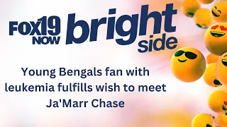 Young Bengals fan with leukemia fulfills wish to meet Ja’Marr Chase