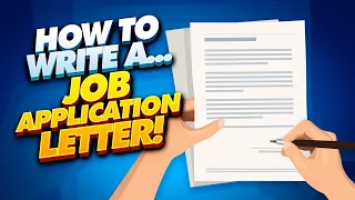 Writing a Job Application Letter! (4 TIPS, Words & Phrases + JOB APPLICATION LETTER TEMPLATES!)