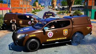 FUGA TENTOU FUGIR DA RONDESP | GTA 5 POLICIAL