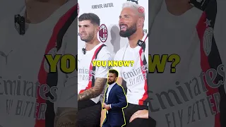 Christian Pulisic & Oliver Giroud spill the tea on their A.C. Milan teammates 😂