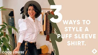 How to style a puff sleeve shirt | Try on haul