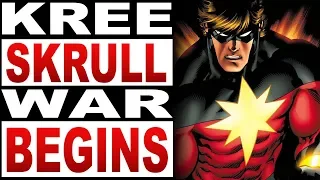 Captain Marvel & The Avengers vs. Ronan The Accuser! (Kree-Skrull War)