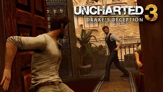 Nathan Drake Chases Talbot | Uncharted 3: Drake's Deception Remastered - Talbot Chase Scene