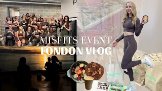 LONDON VLOG! COME TO A MISFITS INFLUENCER EVENT | WHAT I EAT TO STAY HEALTHY AND HAPPY