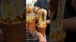 Biggest Cheese Pull | Kulhad Momos Pizza | #shorts #trending #youtubeshorts #2021 #viral #cheesepull