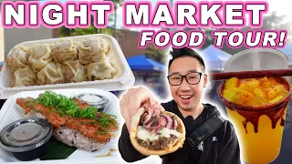 Hawaii NIGHT MARKET Food Tour! || [Oahu, Hawaii] Local Street Food