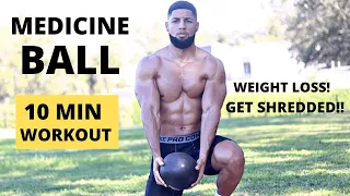 10 MINUTE FULL BODY MEDICINE BALL HIIT WORKOUT