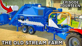 STATIC BALING WITH THE MASSIVE GOWEIL | The Old Stream Farm | FS22 - Episode 14